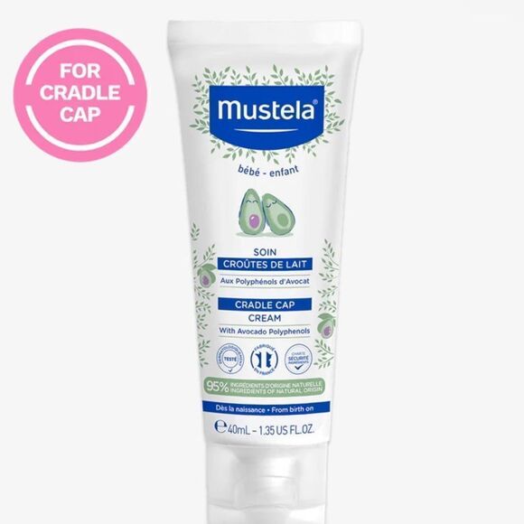 NIB New Mustela Cradle Cap Cream Babies/Newborns w/Avocado 1.35 oz - Picture 1 of 9